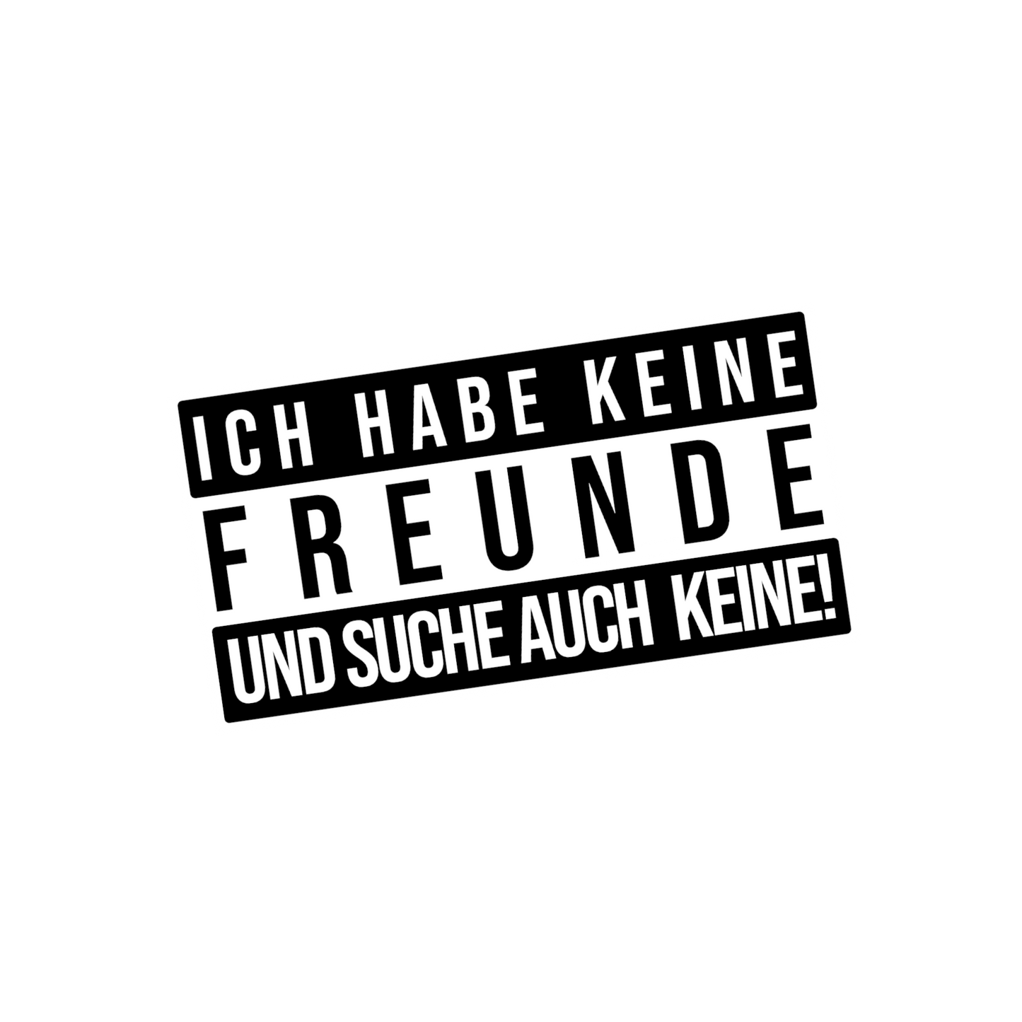 „Ich habe keine Freunde und suche auch keine“ – im Parental Advisory Stil